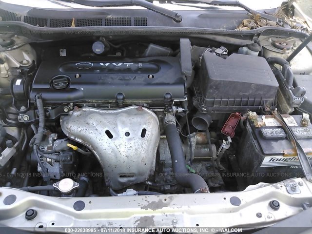 4T1BE46K69U280082 - 2009 TOYOTA CAMRY SE/LE/XLE 金色 照片 10