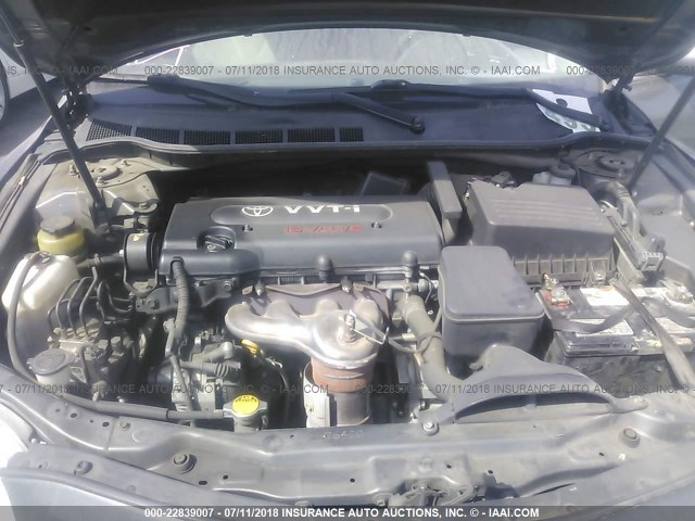 4T4BE46K49R077486 - 2009 TOYOTA CAMRY SE/LE/XLE ნაცრისფერი ფოტო 10