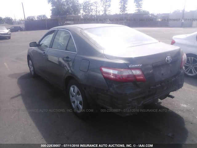 4T4BE46K49R077486 - 2009 TOYOTA CAMRY SE/LE/XLE ნაცრისფერი ფოტო 3