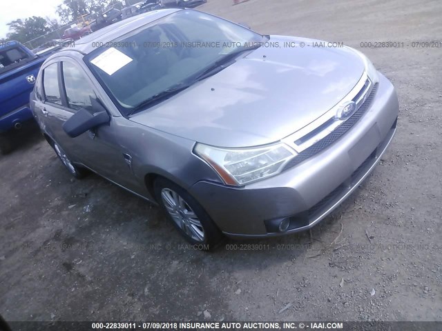 1FAHP35N08W182267 - 2008 FORD FOCUS SE/SEL/SES GRAY photo 1