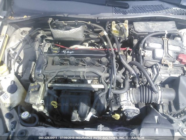 1FAHP35N08W182267 - 2008 FORD FOCUS SE/SEL/SES GRAY photo 10