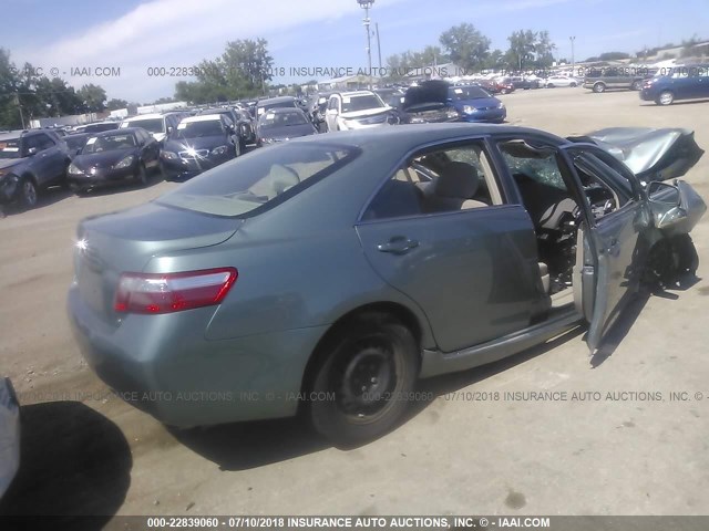 4T4BE46K59R092210 - 2009 TOYOTA CAMRY SE/LE/XLE GREEN photo 4