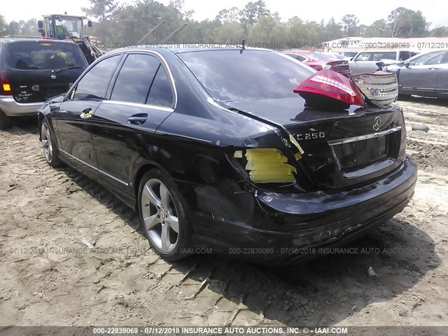 WDDGF4HB2EA964780 - 2014 MERCEDES-BENZ C 250 BLACK photo 3