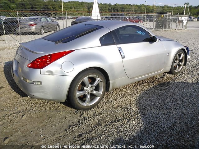 JN1BZ34D97M503108 - 2007 NISSAN 350Z COUPE SILVER photo 4