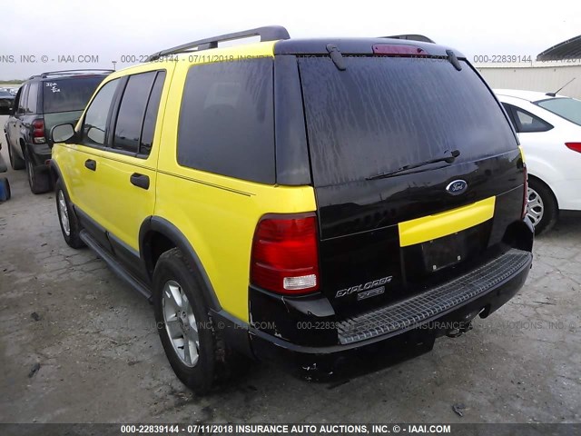 1FMZU63K53UA27621 - 2003 FORD EXPLORER XLT/XLT SPORT/NBX 黄色 照片 3