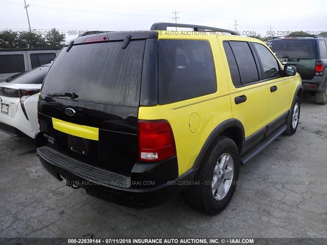 1FMZU63K53UA27621 - 2003 FORD EXPLORER XLT/XLT SPORT/NBX 黄色 照片 4