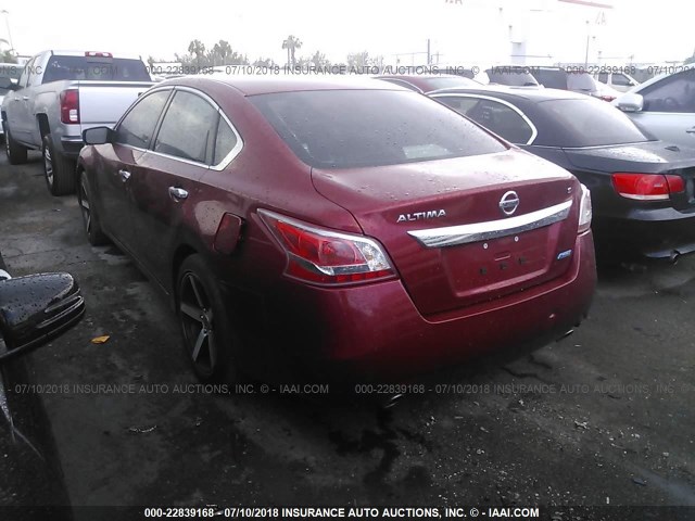 1N4AL3AP0DC279050 - 2013 NISSAN ALTIMA 2.5/S/SV/SL RED photo 3