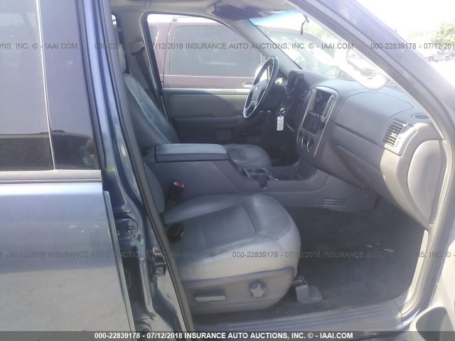 1FMZU63E35ZA02104 - 2005 FORD EXPLORER XLT/XLT SPORT/NBX 蓝色 照片 5