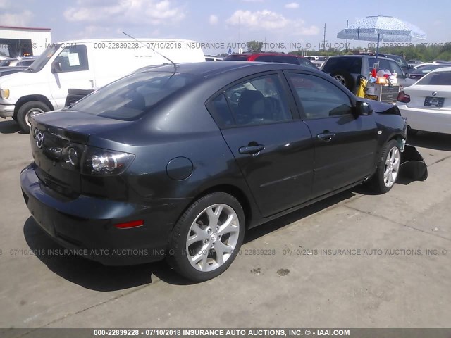 JM1BK32F691238349 - 2009 MAZDA 3 I BLUE photo 4