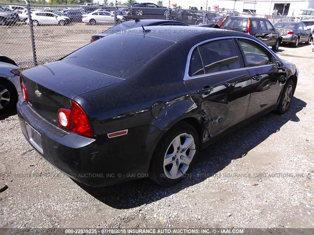 1G1ZG57B59F145299 - 2009 CHEVROLET MALIBU LS 黑色 照片 4