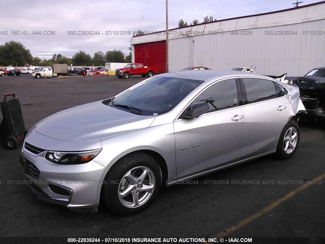 1G1ZB5ST3HF248881 - 2017 CHEVROLET MALIBU LS Boz foto 2