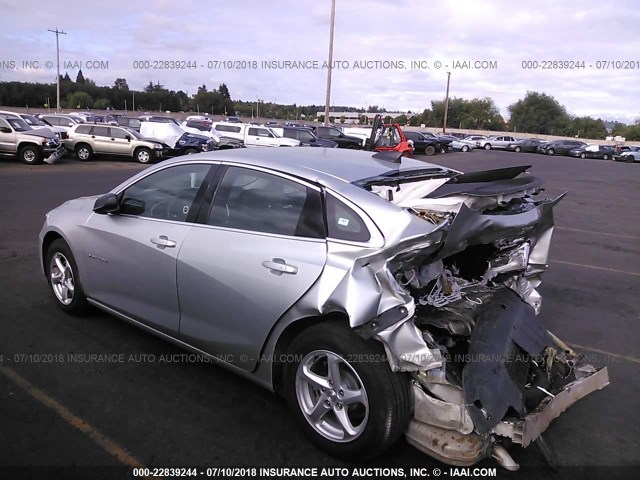 1G1ZB5ST3HF248881 - 2017 CHEVROLET MALIBU LS Boz foto 3