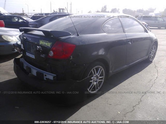 JTKDE177950051282 - 2005 TOYOTA SCION TC 黑色 照片 4