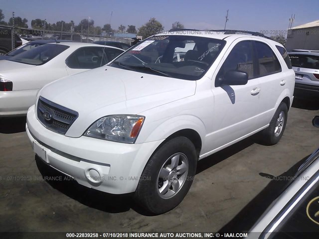 KNDJC733965586199 - 2006 KIA SORENTO EX/LX WHITE photo 2