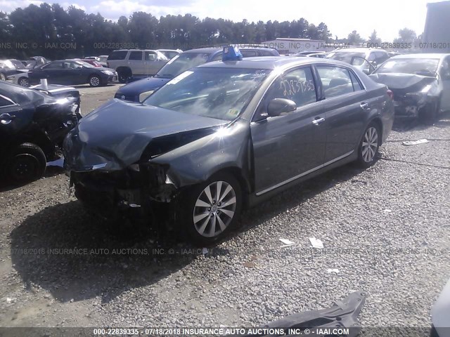 4T1BK3DB1BU440378 - 2011 TOYOTA AVALON LIMITED GRAY photo 2