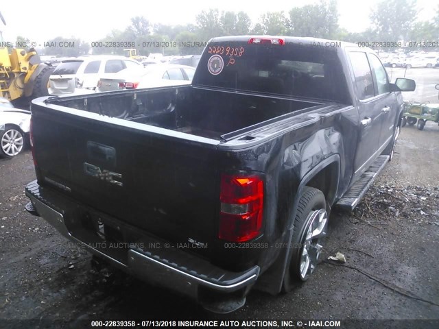 3GTU2VEC5EG329436 - 2014 GMC SIERRA K1500 SLT BLACK photo 4