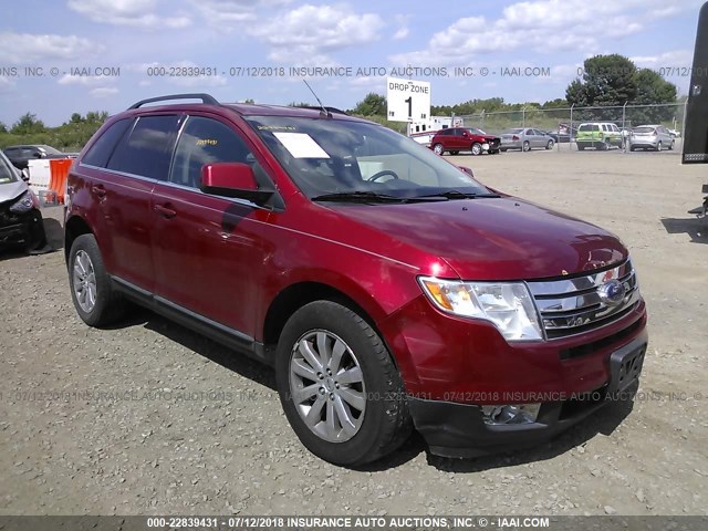 2FMDK49C98BA67220 - 2008 FORD EDGE LIMITED RED photo 1