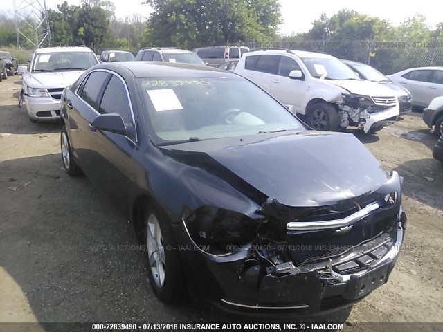1G1ZG57B39F153367 - 2009 CHEVROLET MALIBU LS BLACK photo 1