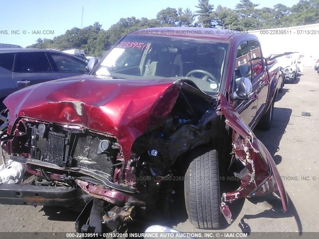 5TBDT44146S503810 - 2006 TOYOTA TUNDRA DOUBLE CAB SR5 RED photo 6
