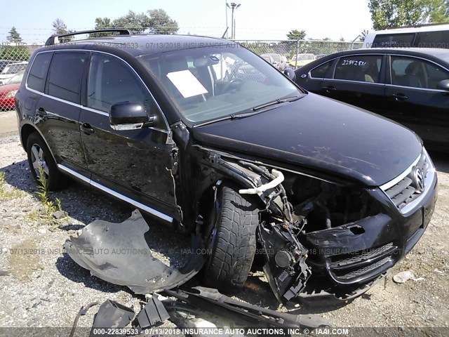 WVGBG77L55D007552 - 2005 VOLKSWAGEN TOUAREG 3.2 BLACK photo 1