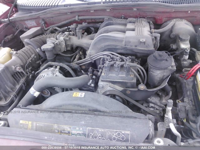 1FMZU73K04UB06234 - 2004 FORD EXPLORER XLT/XLT SPORT/NBX 栗色 照片 10