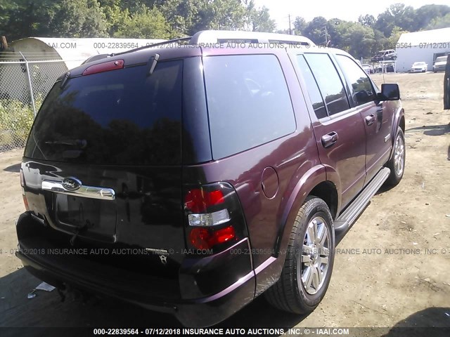 1FMEU758X6UB22699 - 2006 FORD EXPLORER LIMITED 勃艮第红 照片 4