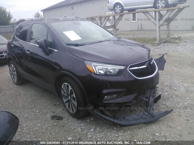 KL4CJBSB1HB056768 - 2017 BUICK ENCORE PREFERRED II MAROON photo 1