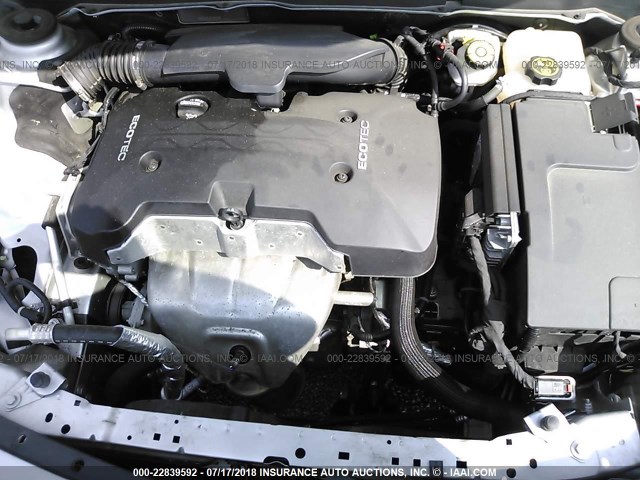 1G11C5SL6FF233878 - 2015 CHEVROLET MALIBU 1LT 银色 照片 10