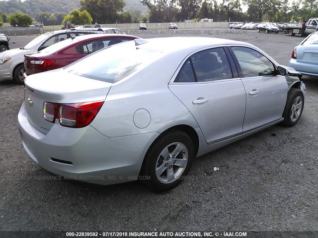 1G11C5SL6FF233878 - 2015 CHEVROLET MALIBU 1LT 银色 照片 4