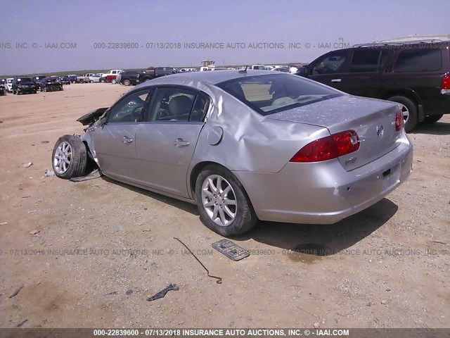 1G4HD57238U104655 - 2008 BUICK LUCERNE CXL SILVER photo 3