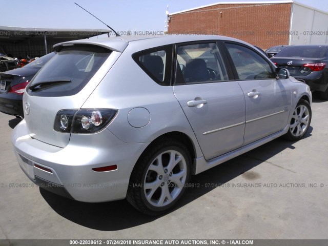 JM1BK143271729800 - 2007 MAZDA 3 HATCHBACK GRAY photo 4