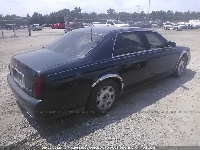 1G6KD54Y71U223840 - 2001 CADILLAC DEVILLE Dark Blue photo 4