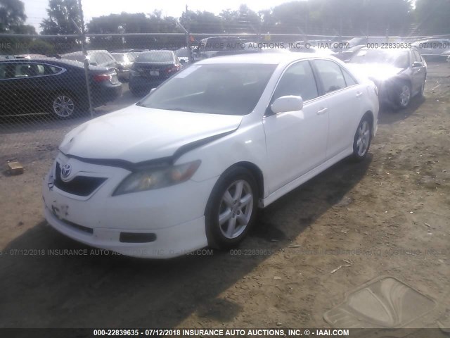 4T1BE46K77U523413 - 2007 TOYOTA CAMRY NEW GENERAT CE/LE/XLE/SE WHITE photo 2