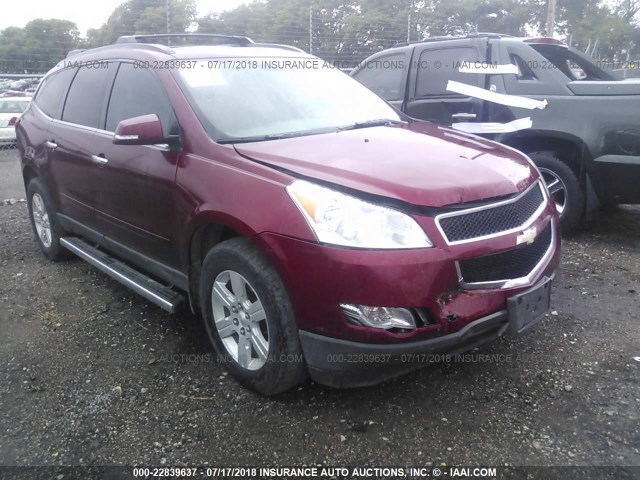1GNKVGED9BJ160381 - 2011 CHEVROLET TRAVERSE LT MAROON photo 6