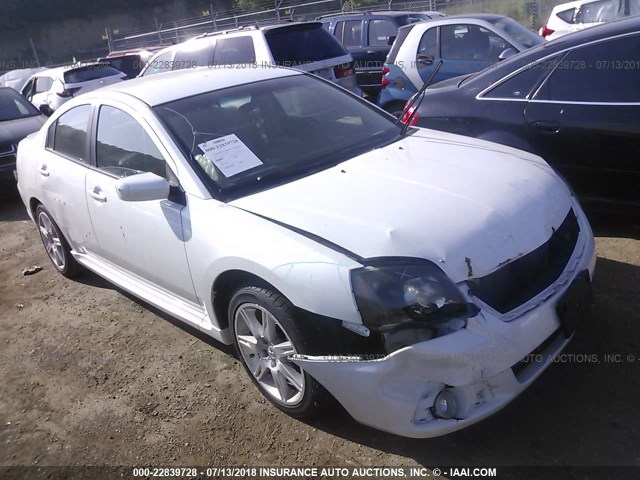 4A32B3FF0AE004857 - 2010 MITSUBISHI GALANT ES/SE WHITE photo 1
