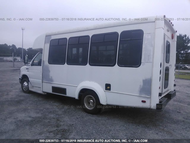 1FDEE3FL7ADA21119 - 2010 FORD ECONOLINE E350 SUPER DUTY CTWAY VAN WHITE photo 3