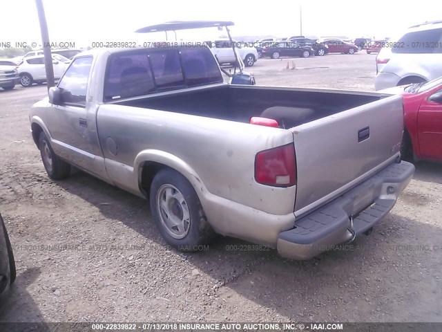 1GTCS1443YK120711 - 2000 GMC SONOMA GOLD photo 3