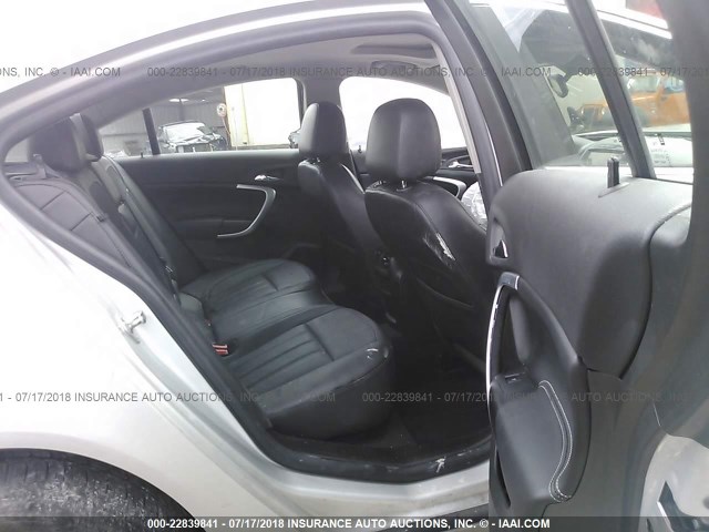 2G4GV5EK8F9199445 - 2015 BUICK REGAL SILVER photo 8