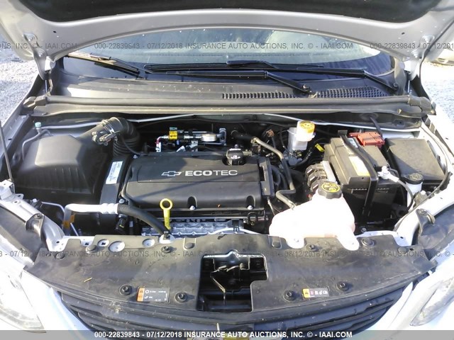 1G1JB5SH6J4112223 - 2018 CHEVROLET SONIC LS 银色 照片 10