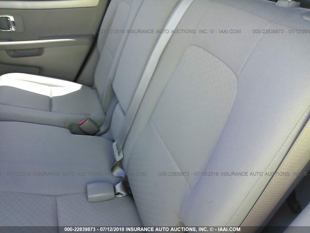 2S3DB117286111604 - 2008 SUZUKI XL7 SILVER photo 8