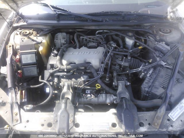 2G1WW12EX39429446 - 2003 CHEVROLET MONTE CARLO LS თეთრი ფოტო 10