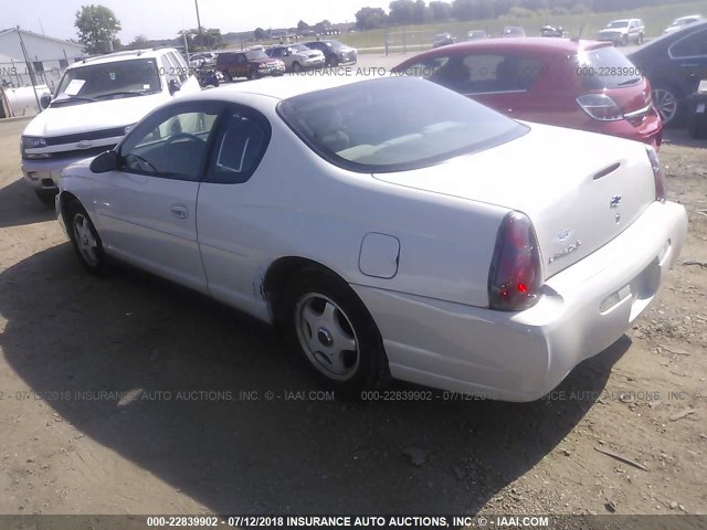 2G1WW12EX39429446 - 2003 CHEVROLET MONTE CARLO LS თეთრი ფოტო 3