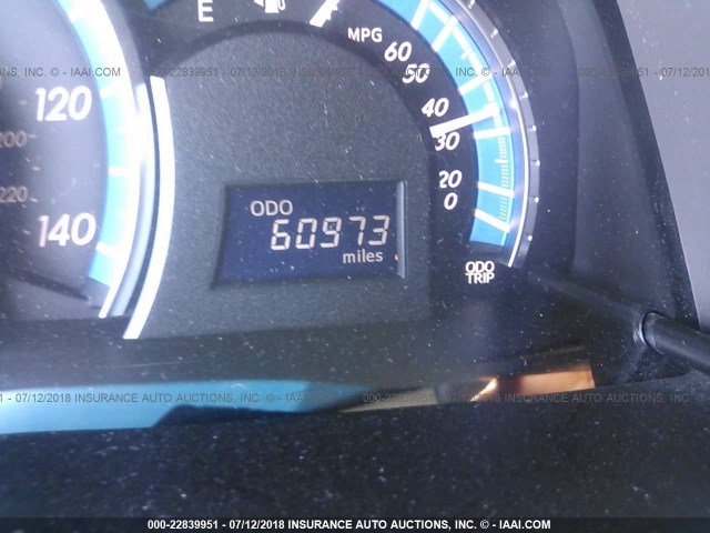 4T1BD1FK4DU072065 - 2013 TOYOTA CAMRY HYBRID/LE/XLE 银色 照片 7