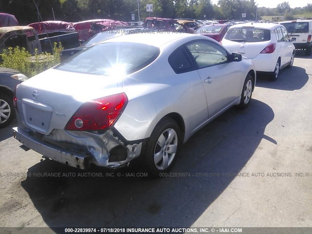 1N4AL24E58C237130 - 2008 NISSAN ALTIMA 2.5S SILVER photo 4