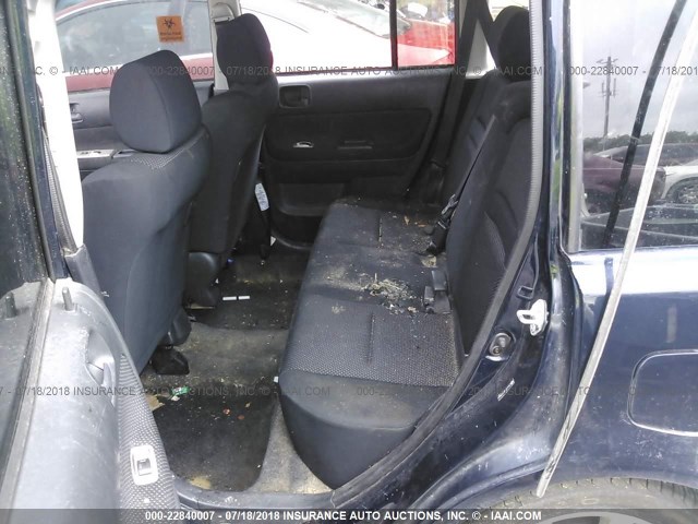 JTLKT324450188664 - 2005 TOYOTA SCION XB Dunkelblau Foto 8