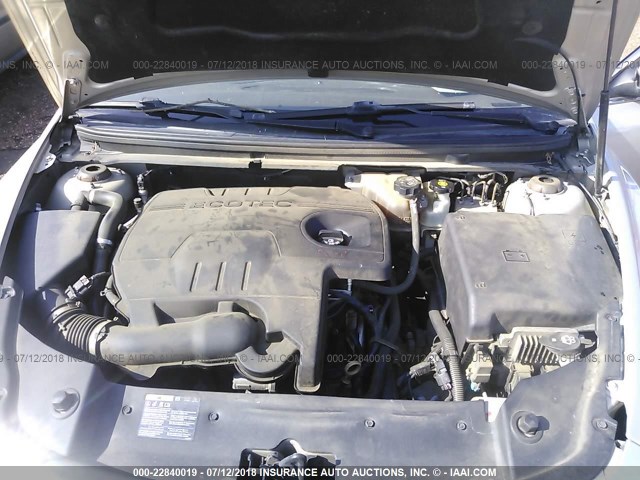 1G1ZC5E19BF341239 - 2011 CHEVROLET MALIBU 1LT 灰色 照片 10