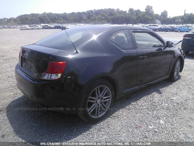JTKJF5C79B3013624 - 2011 TOYOTA SCION TC 黑色 照片 4