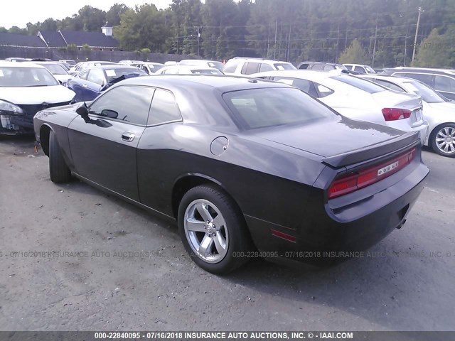 2B3LJ44V29H535350 - 2009 DODGE CHALLENGER SE BLACK photo 3