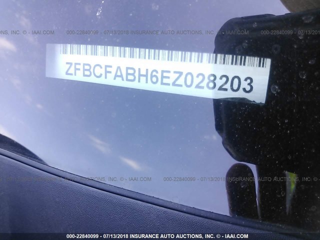 ZFBCFABH6EZ028203 - 2014 FIAT 500L EASY RED photo 9