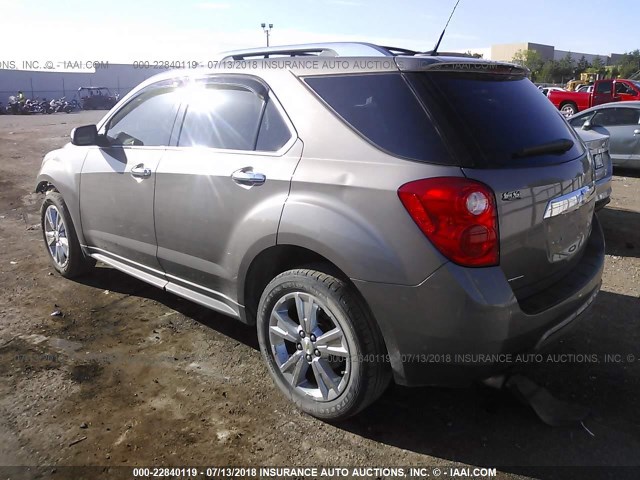 2CNFLFE58B6285173 - 2011 CHEVROLET EQUINOX LTZ Dark Brown photo 3